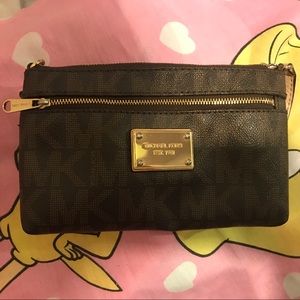 MK Brown Clutch PERFECT Condition